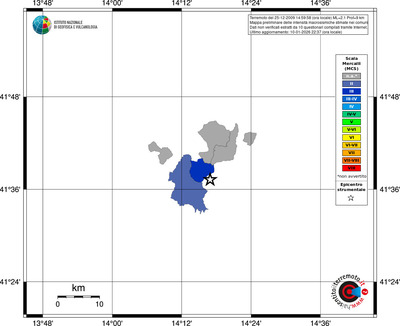 Mappa MCS - territori comuni
