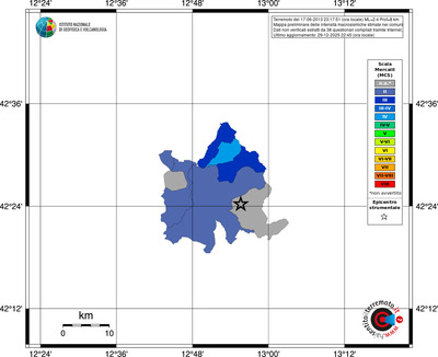 Mappa MCS - territori comuni