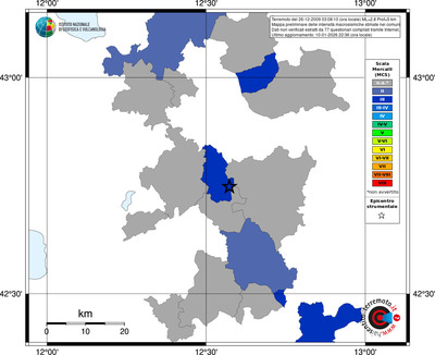 Mappa MCS - territori comuni