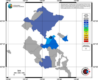 Mappa MCS - territori comuni
