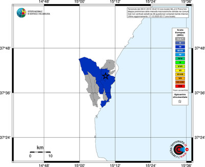 Mappa EMS - territori comuni