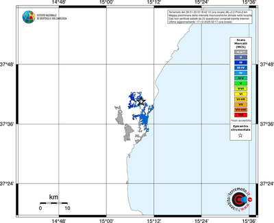 Mappa MCS - territori località