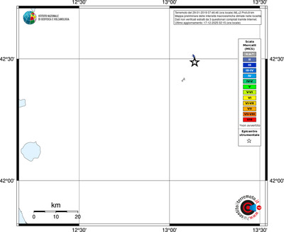 Mappa MCS - territori località
