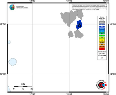 Mappa MCS - territori comuni