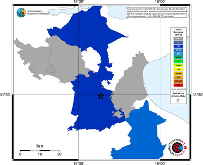 Mappa EMS - territori comuni