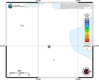 Mappa MCS - territori località