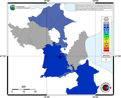 Mappa MCS - territori comuni