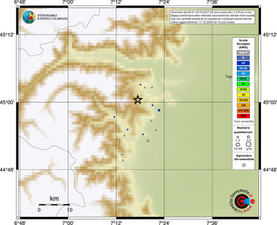 Mappa EMS - località