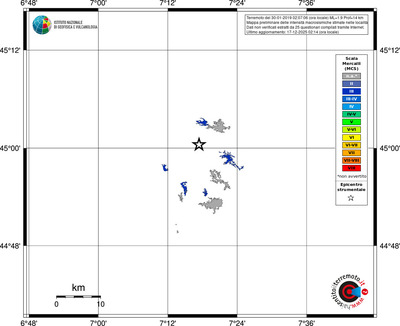Mappa MCS - territori località