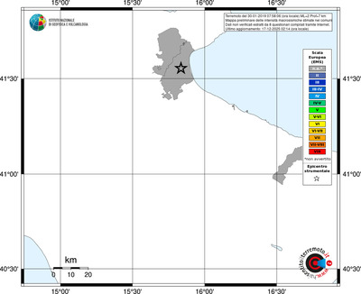 Mappa EMS - territori comuni