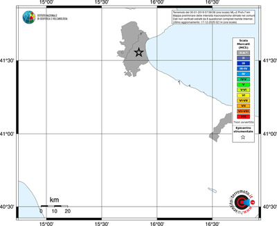 Mappa MCS - territori comuni