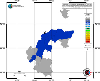 Mappa EMS - territori comuni