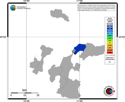 Mappa EMS - territori comuni