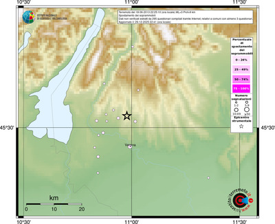 Mappa comuni con almeno 3 questionari
