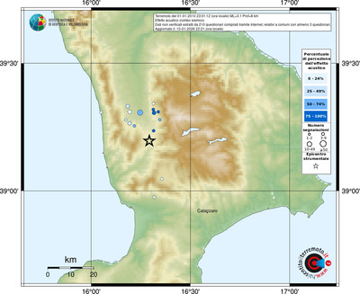 Mappa comuni con almeno 3 questionari