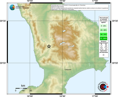 Mappa comuni con almeno 3 questionari