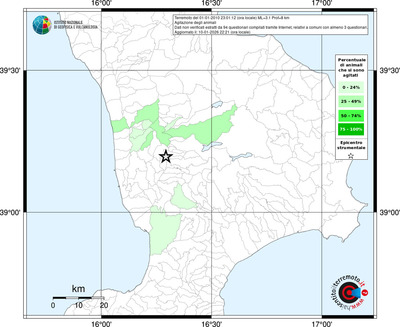 Mappa territorio comunale con almeno 3 questionari