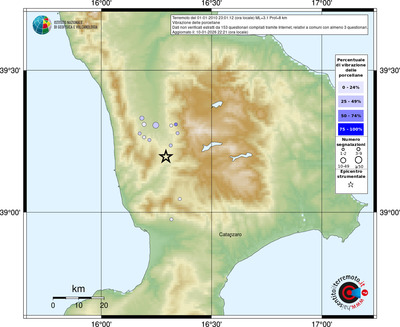 Mappa comuni con almeno 3 questionari