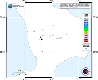 Mappa EMS - territori località