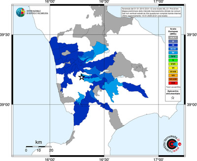 Mappa EMS - territori comuni