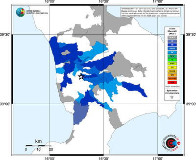 Mappa MCS - territori comuni