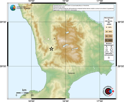 Mappa comuni con almeno 3 questionari