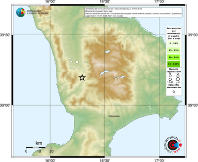 Mappa comuni con almeno 3 questionari