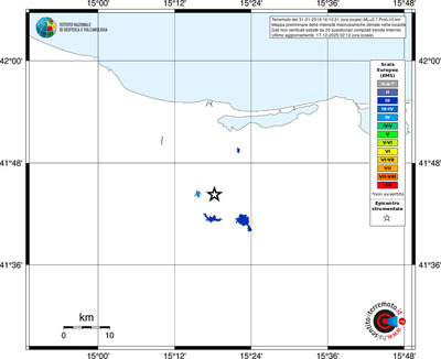 Mappa EMS - territori località