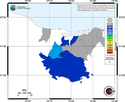 Mappa MCS - territori comuni