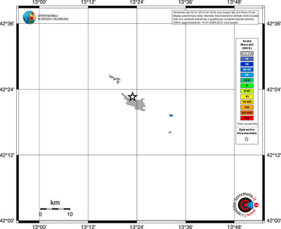Mappa MCS - territori località
