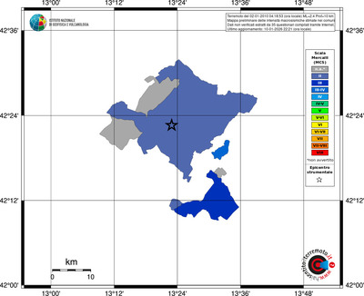 Mappa MCS - territori comuni