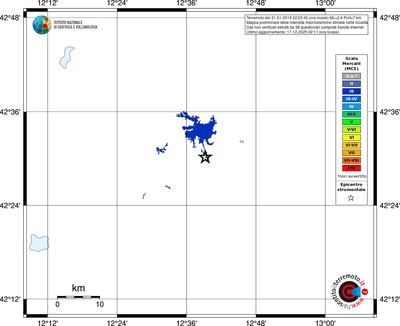 Mappa MCS - territori località