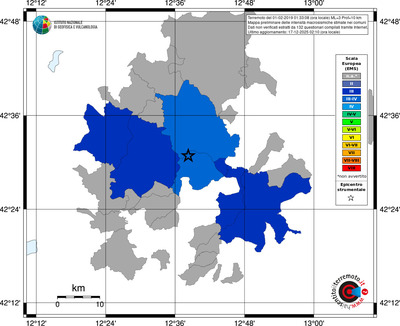 Mappa EMS - territori comuni