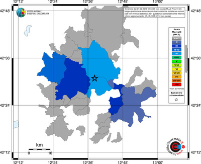 Mappa MCS - territori comuni