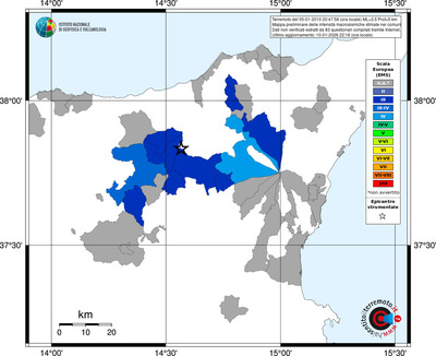 Mappa EMS - territori comuni