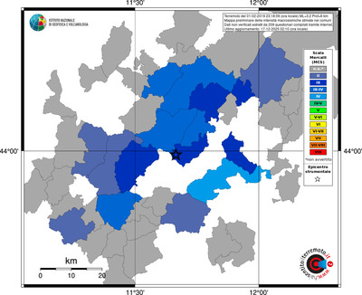 Mappa MCS - territori comuni