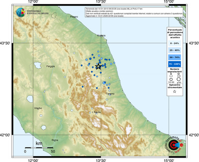 Mappa comuni con almeno 3 questionari