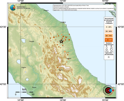 Mappa comuni con almeno 3 questionari