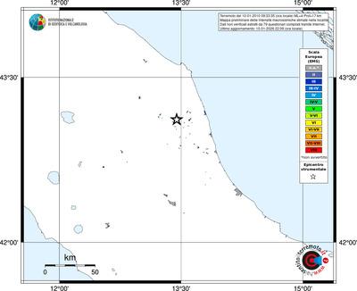 Mappa EMS - territori località