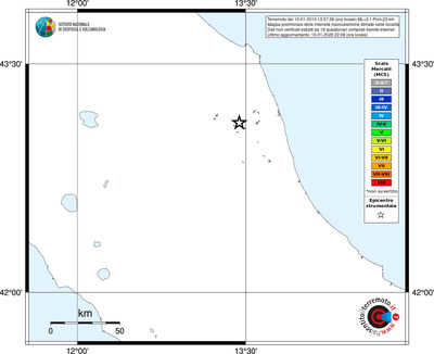 Mappa MCS - territori località