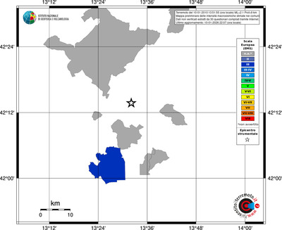 Mappa EMS - territori comuni