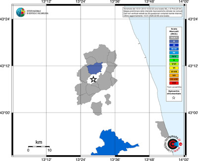 Mappa MCS - territori comuni