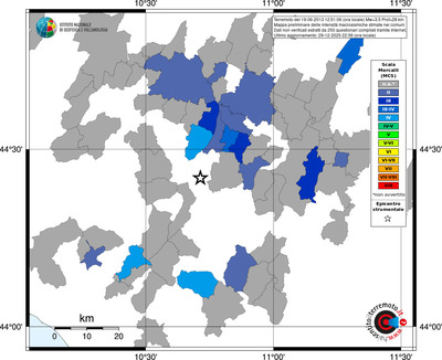 Mappa MCS - territori comuni