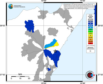 Mappa EMS - territori comuni