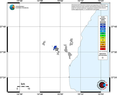 Mappa EMS - territori località