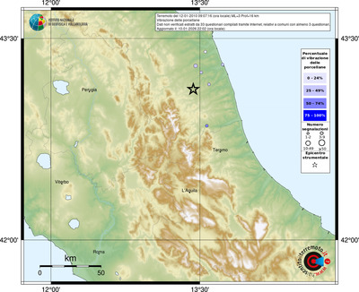 Mappa comuni con almeno 3 questionari