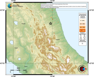 Mappa comuni con almeno 3 questionari