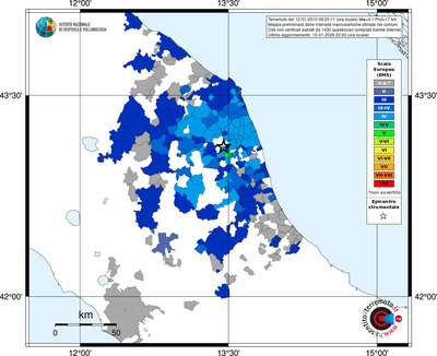 Mappa EMS - territori comuni