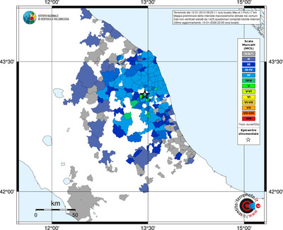 Mappa MCS - territori comuni