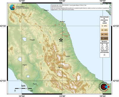 Mappa comuni con almeno 3 questionari